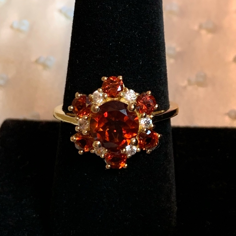 🌹Brazilian Red Citrine Ring🌹